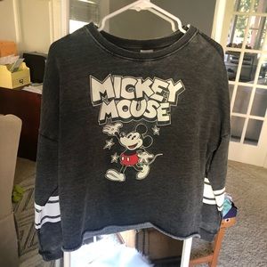 Mickey Mouse Cropped Long Sleeve